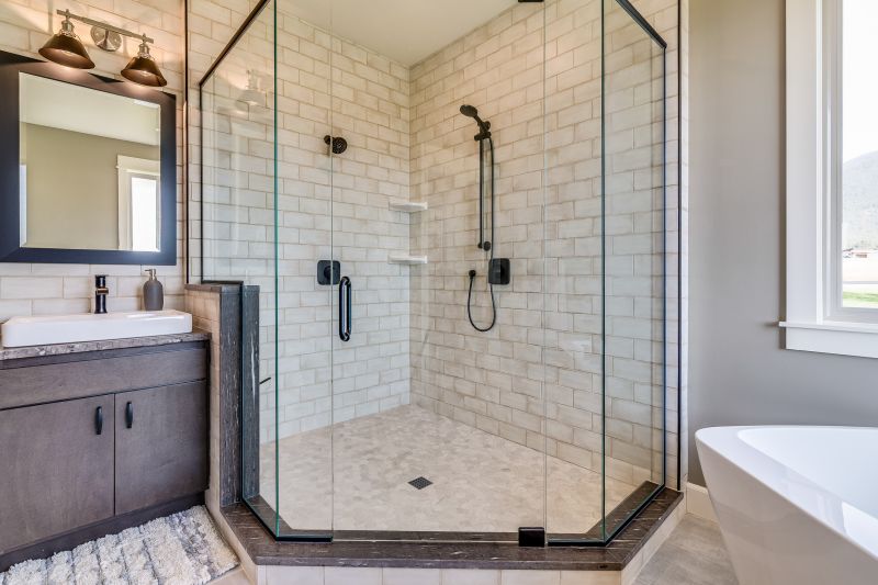 Modern Walk-In Shower with Frameless Glass